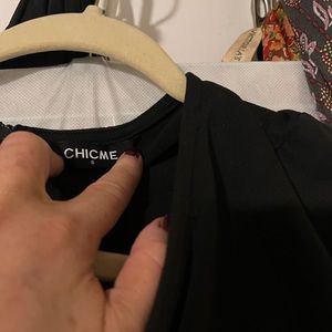 Size small chick me black jumpsuit